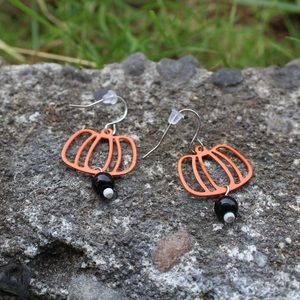 pumpkin earrings